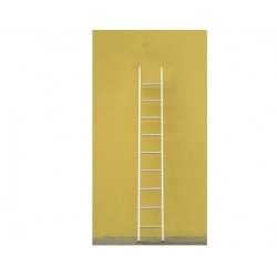 SCALA "VENUS" D'APPOGGIO, MM.85X26, A 14 GRADINI, ALTEZZA 450 CM. PESO 9,20 KG. IN ALLUMINIO.