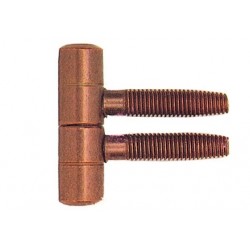 CERNIERA TIPO ANUBA, MM 11, BRONZATO. IN ACCIAIO. CONFEZIONE DA 10 PZ.